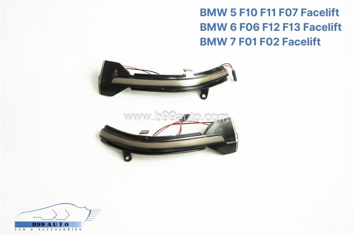 BMW F10/F11/F07 FL / F06/F12/F13 FL / F01/F02 FL Dinamikus LED tükör index